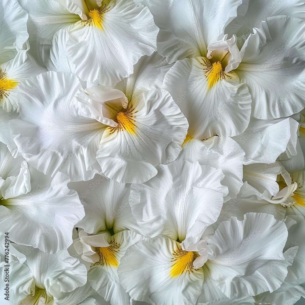 Obraz premium flowers irises background.