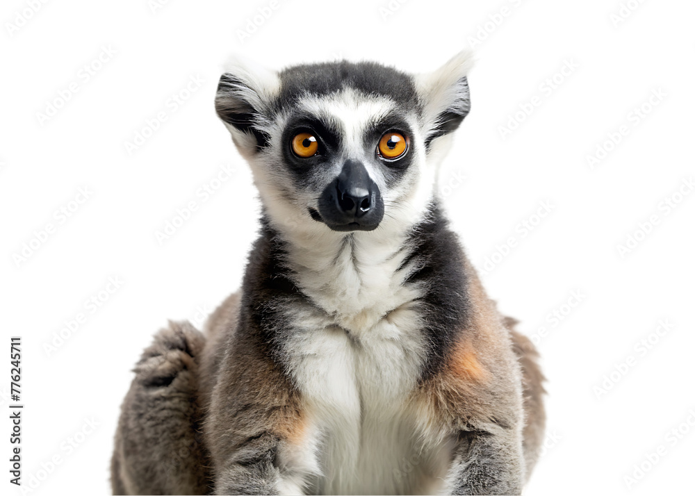 Primate catta lemur transparent background