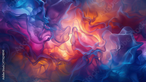 Immerse yourself in the enchanting beauty of a gradient, where colors dance and intertwine in a captivating display, their luminosity portrayed with breathtaking realism in high-definition.