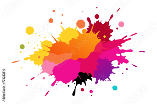 Vibrant Acrylic Watercolor Splash