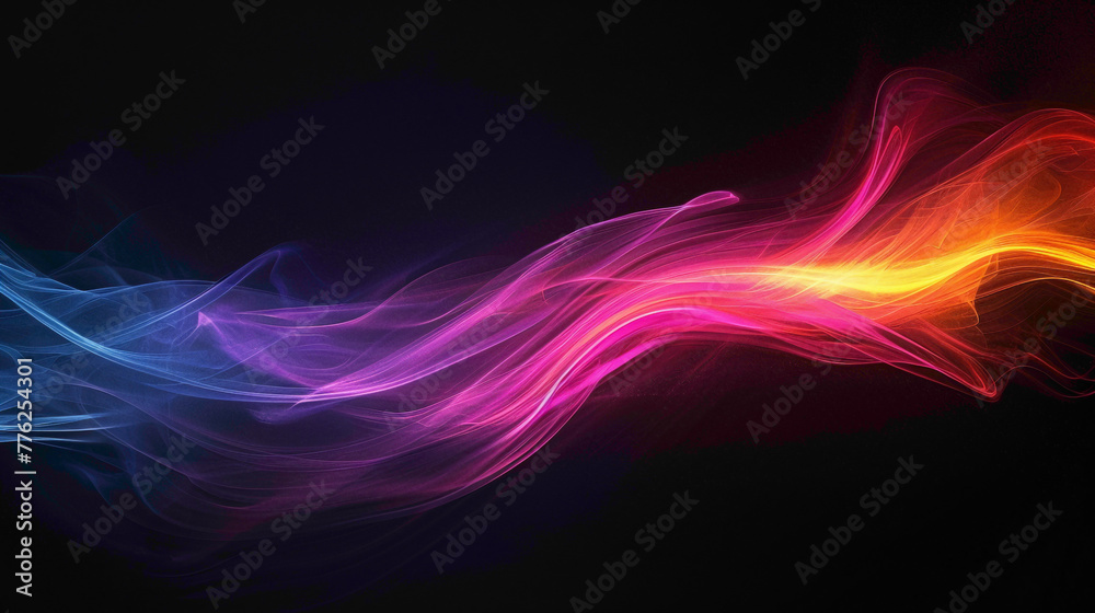 abstract and aesthetic  gradiant colorful background with waves