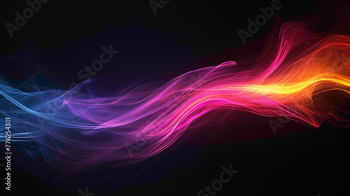 abstract and aesthetic gradiant colorful background with waves
