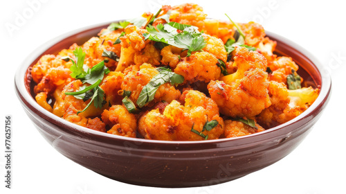 Delicious Aloo Gobi Isolated on transparent background.PNG
