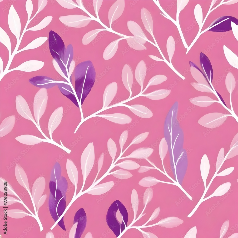 Fototapeta premium Leaves pattern designs