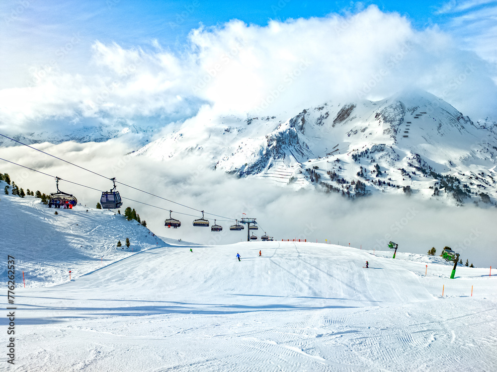 Obertauern, ski resort in Austrian Alps