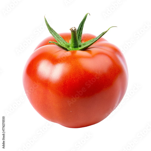 Fresh tomato isolated on transparent background