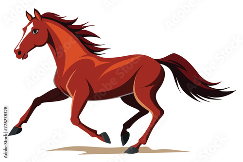 a-thoroughbred-horse-gallops-real-color--solid-on-  1 .eps