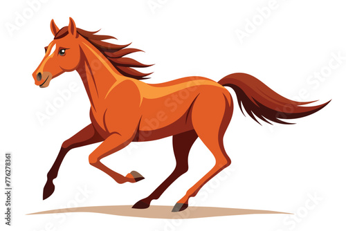 a-thoroughbred-horse-gallops-real-color--solid-on-  2 .eps