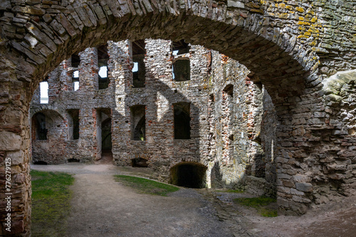 Ruins of old castle in Krzyztopor  Ujazd  Poland