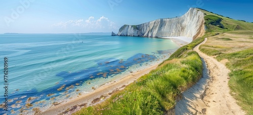 White coastline scenery