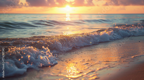 Calm Ocean Sunrise Serenity
