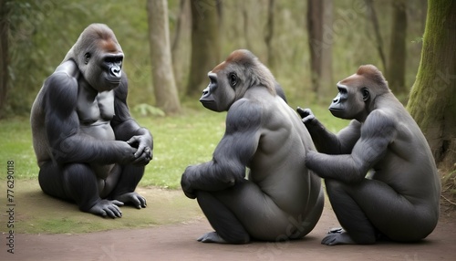 A-Wise-Old-Gorilla-Offering-Guidance-To-The-Younge- 2