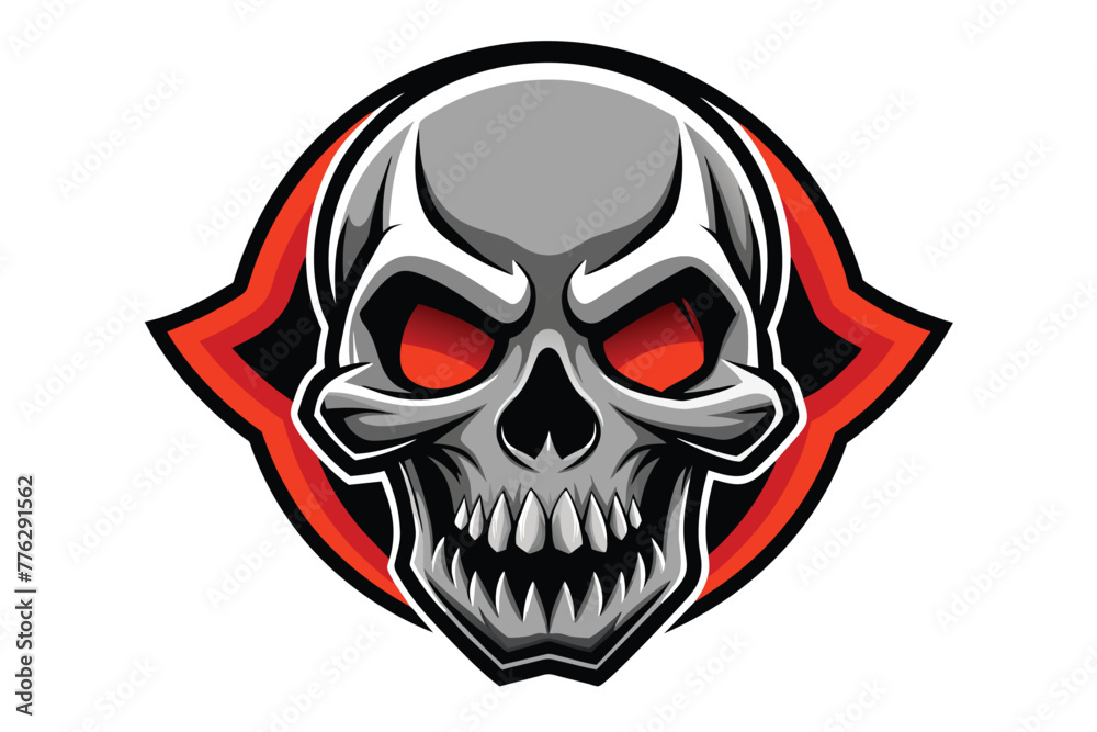 a-human-skull-logo-on-white-background (10).eps