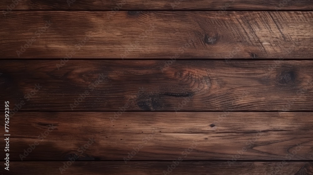 Fototapeta premium Old grunge dark textured wooden background. The surface of the old brown wood texture, top view brown teak wood paneling. High quality photo