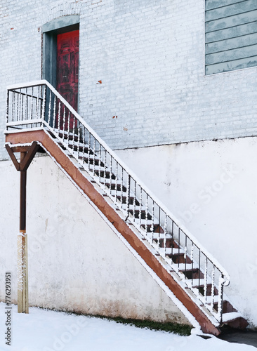 Snowy Stairs