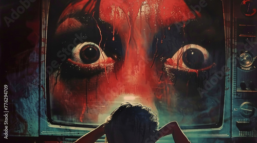 Vintage Terror: 80s Inspired Horror Film Art
