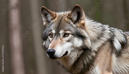 A-Wolf-With-A-Curious-Tilt-Of-Its-Head-Investigat-