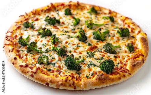Delicious Broccoli and Cheese Pizza