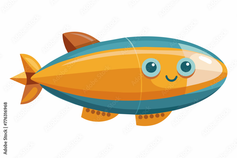 zeppelin vector illustration