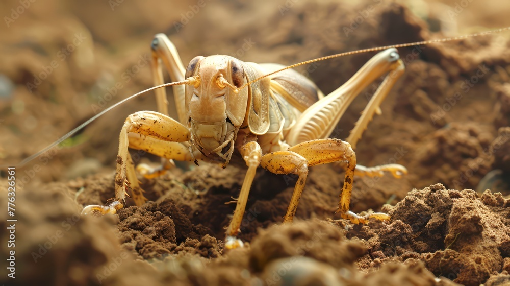 gryllotalpa-gryllotalpa-in-its-habitat-a-mole-cricket-s-close-up-in