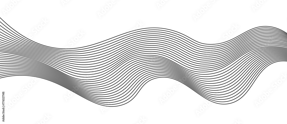 motion sound wave. abstract vector background