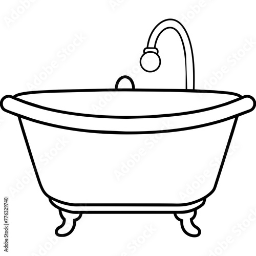 illustration of a bath tub