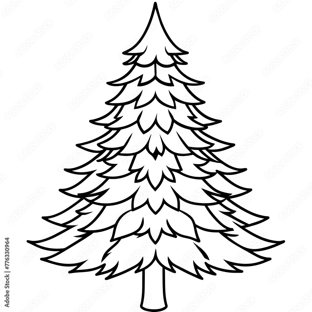 set of christmas trees set of christmas trees