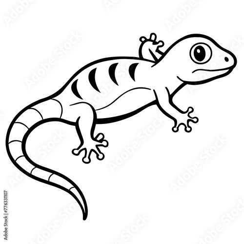 illustration of a chameleon