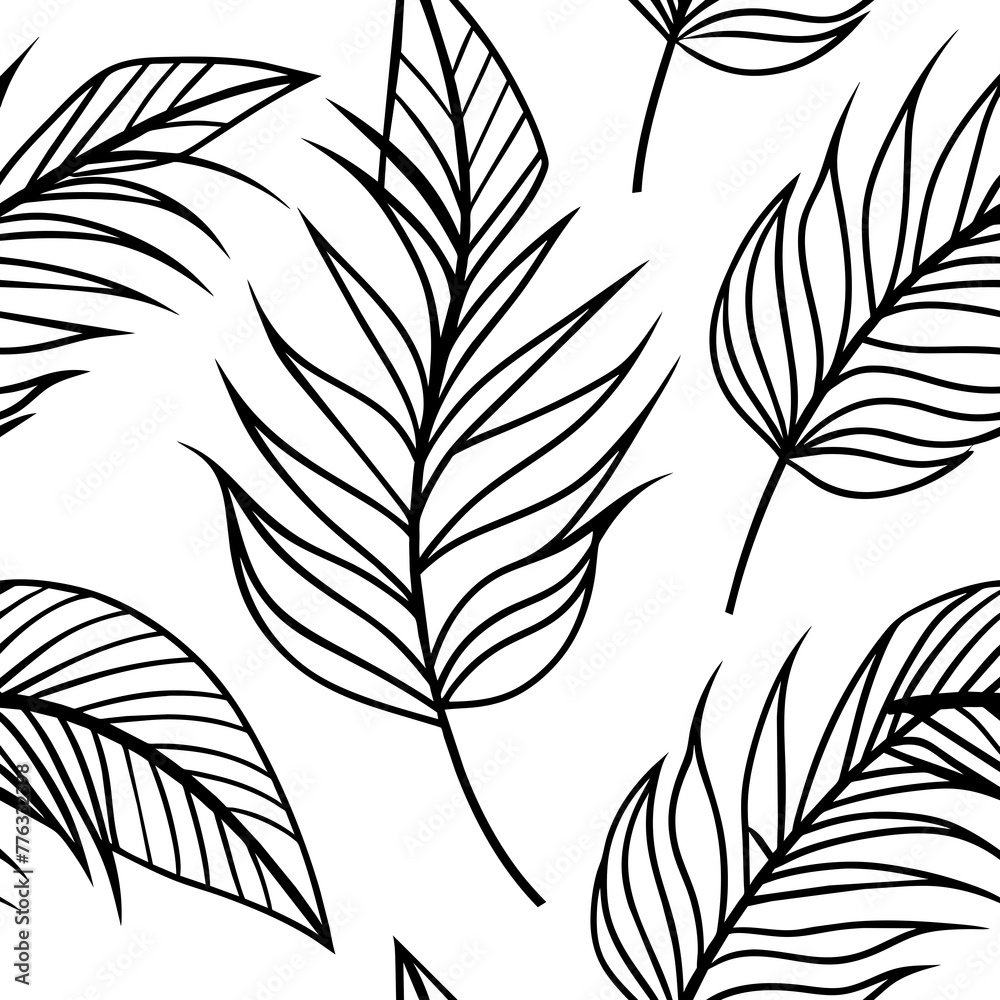 seamless background with leaves seamless background with leaves