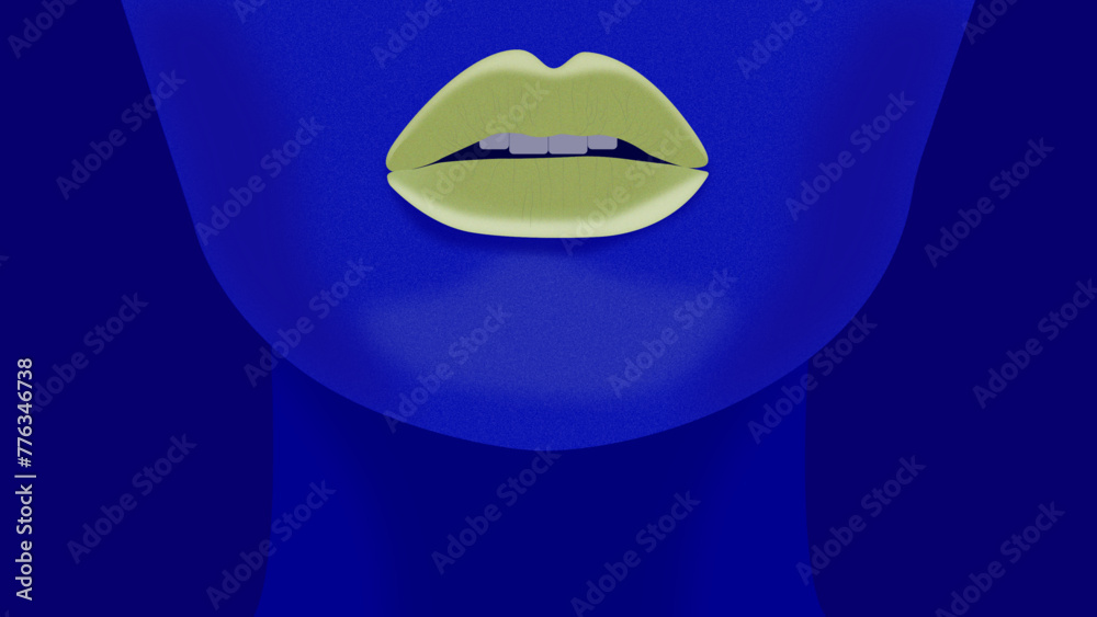 Labios Azul - Blue Lips