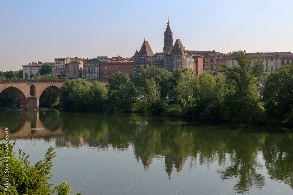 Views from the city of Montauban, France