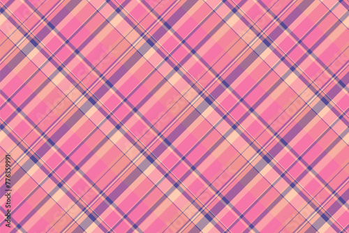 Pattern background check of fabric texture tartan with a seamless vector plaid textile.