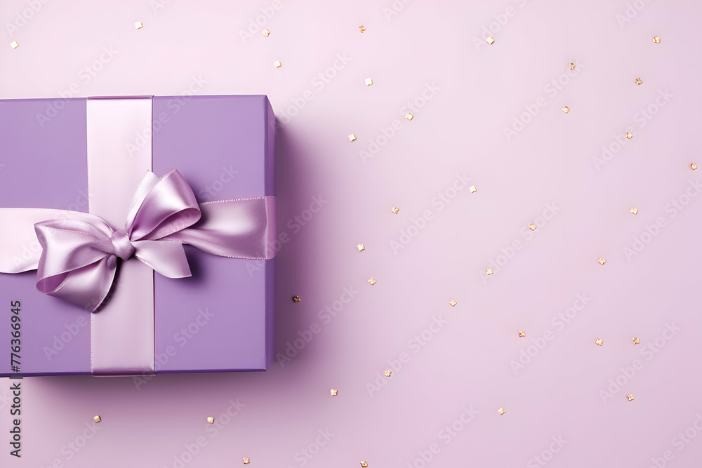 Gift box with pink bow on pink background. 3d rendering Gift box with pink bow on pink background. 3d rendering