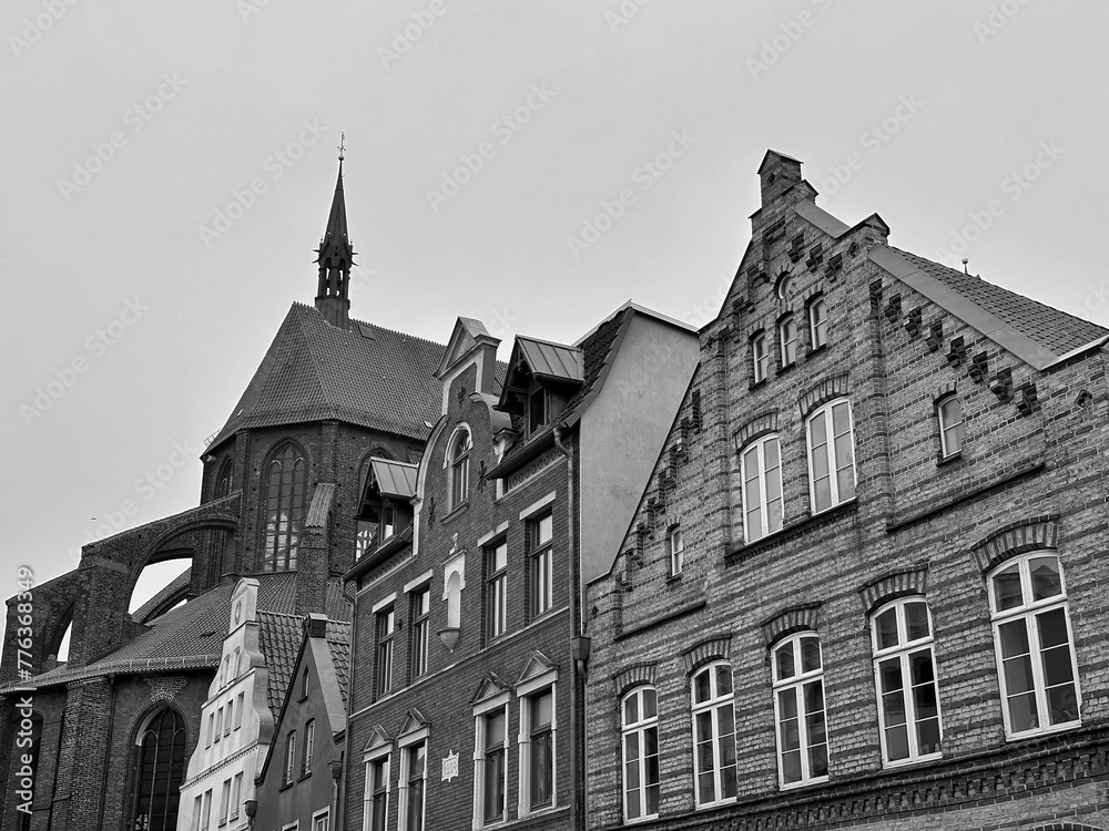 Townscape of Wismar, Germany
