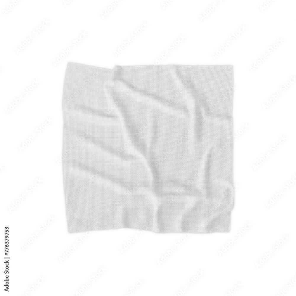 square scarf on white background