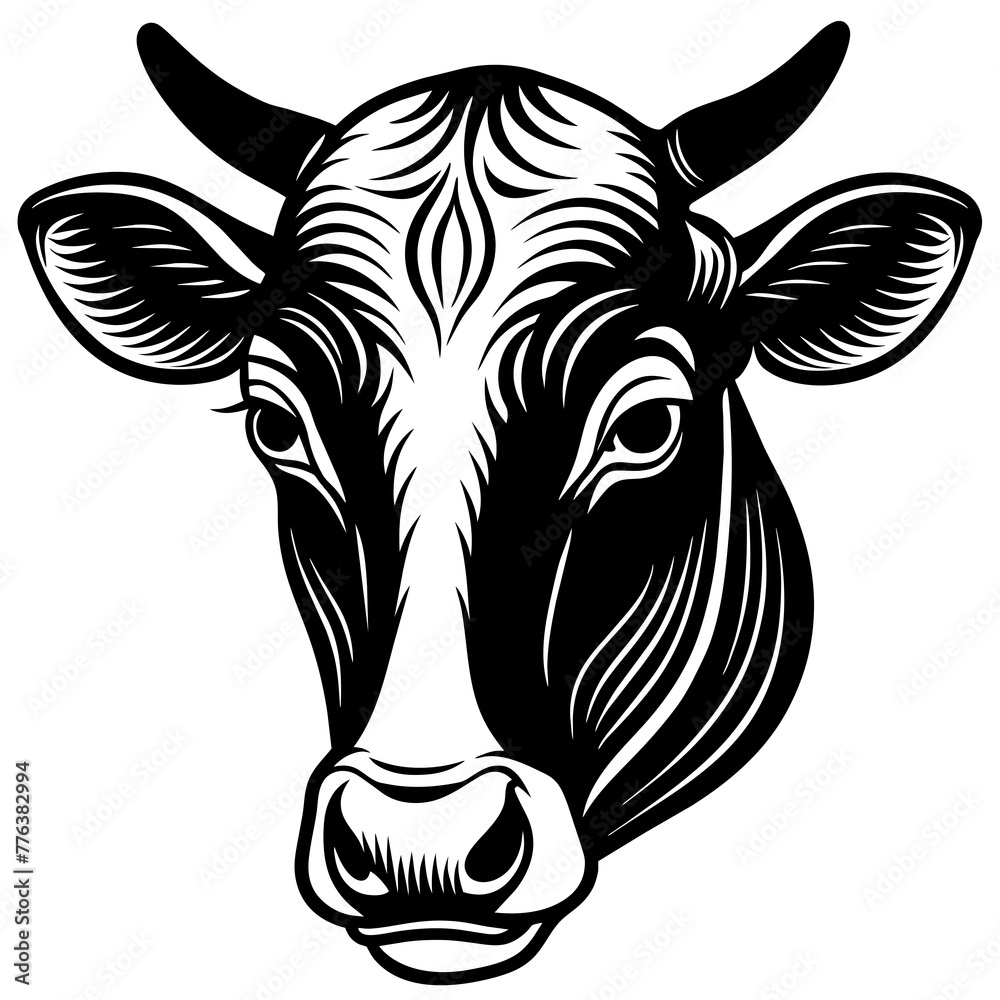 cow head silhouette vector illustration svg file
cow head silhouette vector illustration svg file