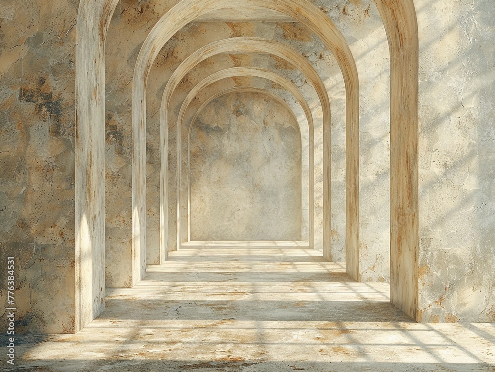 The echo of footsteps in an empty hallway The echo of footsteps in an empty hallway