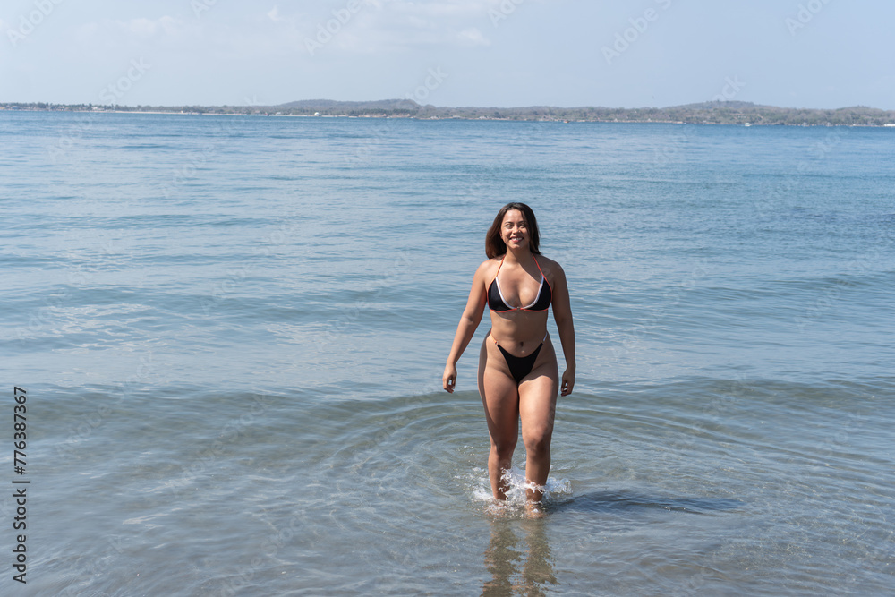 Fototapeta premium Joyful Beach Day