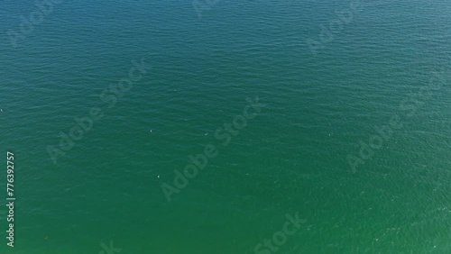 Devereux Beach aerial view at Marblehead Harbor in town of Marblehead, Massachusetts MA, USA. photo