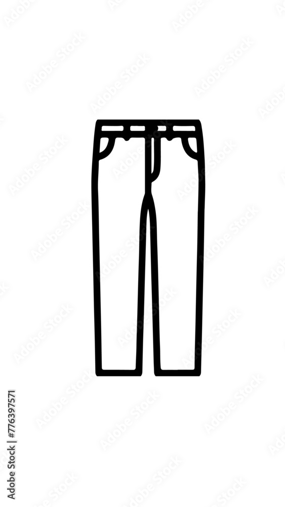 icono pantalon jeans