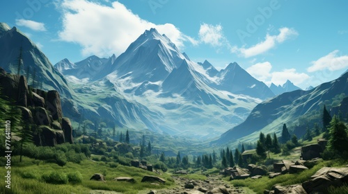 wide shot of a mountains in sri lanka UHD Wallpaper