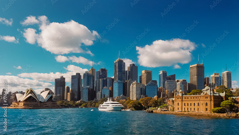 City view of Sydney Australia City view of Sydney Australia