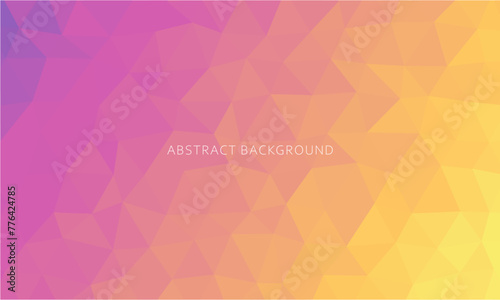 Abstract low poly background of triangles. Futuristic style. Suit for banner, brochure, corporate, cover, poster, website, flyer 