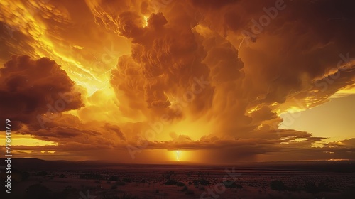 Majestic Sunset Thunderstorm
