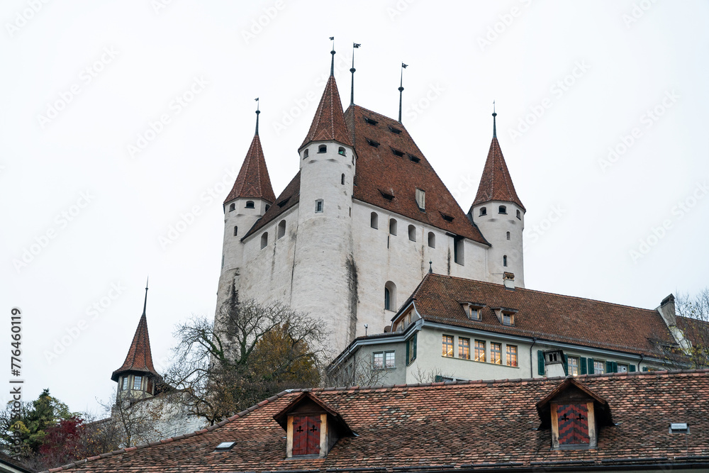 Thun Castle is a castle in the city of Thun, in the Swiss canton of Bern. It was built in the 12th century, today houses the Thun Castle museum, and is a Swiss heritage site of national significance.