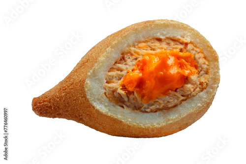 Brasilian snack coxinha, dried meat with cheddar © lcrribeiro33@gmail
