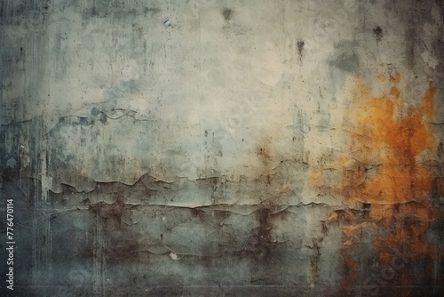 Enigmatic Abstract Grunge Aesthetics on Concrete