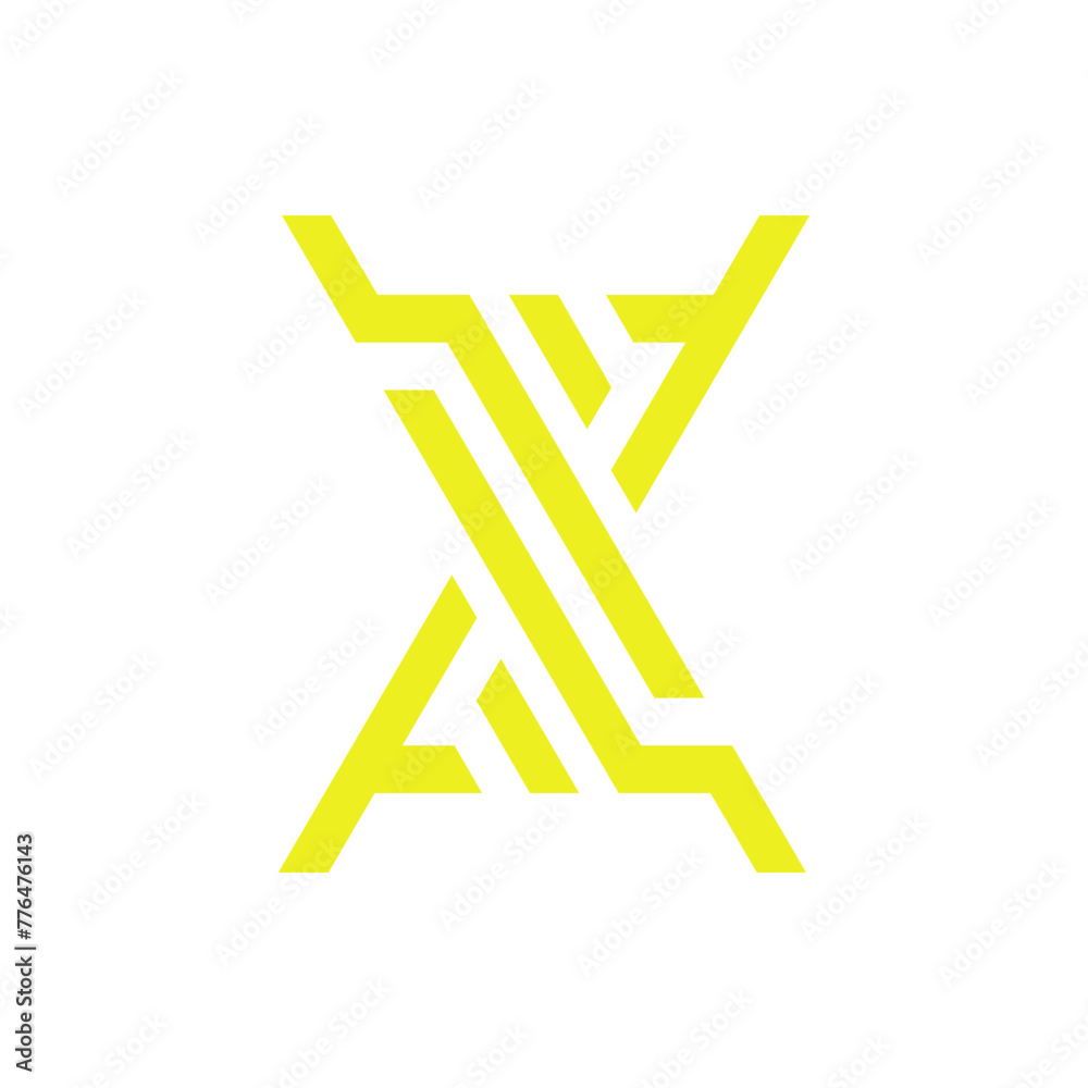 Monogram X. Design vector X logo. Monogram initial letter mark X logo design. Monogram design vector logo. Monogram initial letter mark X logo design. Simple X monogram. Monogram X design logo
