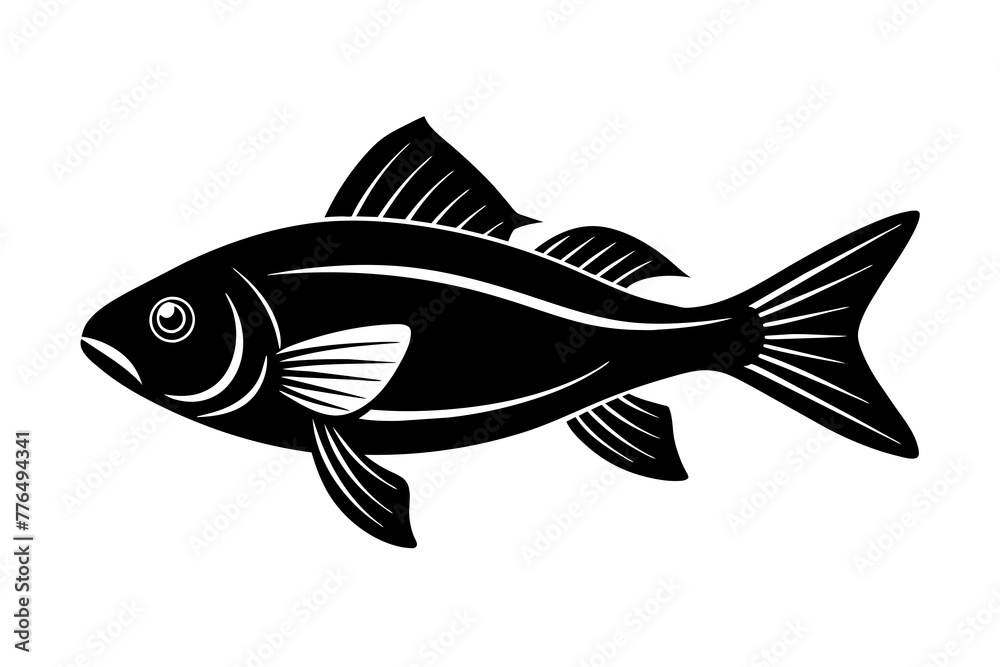 fish silhouette vector illustration fish silhouette vector illustration
