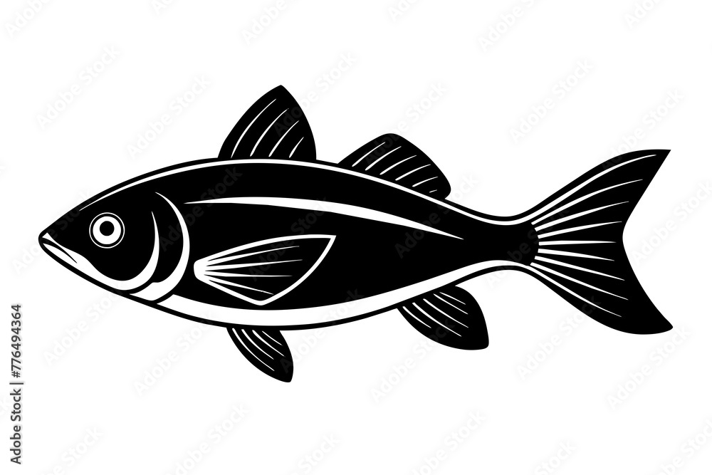 fish silhouette vector illustration fish silhouette vector illustration